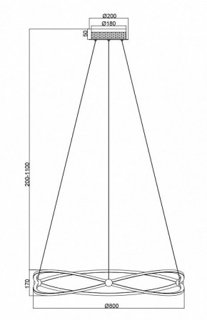 Подвесной светильник Maytoni Weave MOD062PL-L56CH3K в Тюмени - tumen.mebel24.online | фото 5