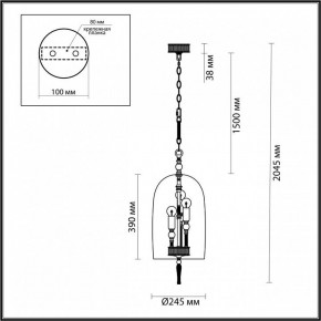Подвесной светильник Odeon Light Bell 4892/3 в Тюмени - tumen.mebel24.online | фото 6