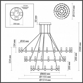 Подвесной светильник Odeon Light Candel 5009/204L в Тюмени - tumen.mebel24.online | фото 5