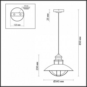 Подвесной светильник Odeon Light Dante 4164/1 в Тюмени - tumen.mebel24.online | фото 3