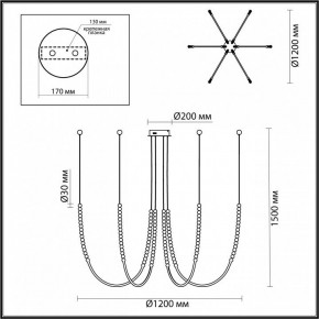 Подвесной светильник Odeon Light Monella 6639/70L в Тюмени - tumen.mebel24.online | фото 4
