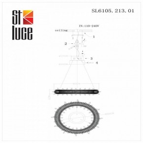 Подвесной светильник ST-Luce Lucchero SL6105.213.01 в Тюмени - tumen.mebel24.online | фото 6