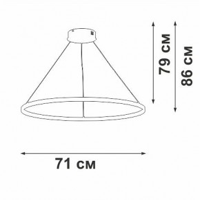 Подвесной светильник Vitaluce V2516 V2516-8/3S в Тюмени - tumen.mebel24.online | фото 3