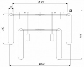 Потолочная люстра Eurosvet Claire 60170 золото в Тюмени - tumen.mebel24.online | фото 5
