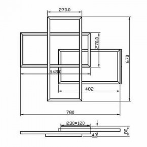 Потолочная люстра Maytoni Line MOD016CL-L80BK в Тюмени - tumen.mebel24.online | фото 2