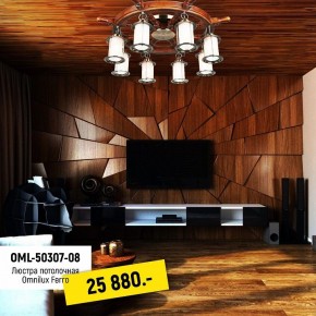 Потолочная люстра Omnilux Ferro OML-50307-08 в Тюмени - tumen.mebel24.online | фото 2