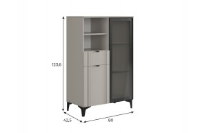 РИЧ Комод 2 со стеклом в Тюмени - tumen.mebel24.online | фото 2