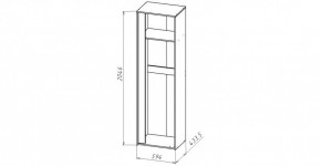 ЛИНДА-2 Шкаф 1-о дверный для одежды (ЛНД.02) в Тюмени - tumen.mebel24.online | фото 2