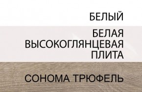 Шкаф 2D/TYP 20A, LINATE ,цвет белый/сонома трюфель в Тюмени - tumen.mebel24.online | фото 4