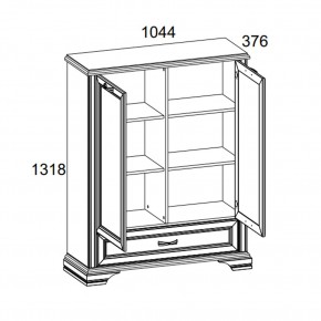 Шкаф 2D1SL, MONAKO, цвет Сосна винтаж/дуб анкона в Тюмени - tumen.mebel24.online | фото 3