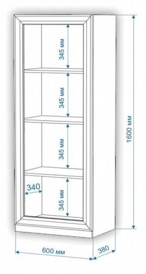 Шкаф для белья Нобиле ВтН-ФГД в Тюмени - tumen.mebel24.online | фото 2