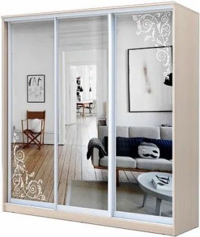 Шкаф-купе ХИТ 22-4-20-656 ОРНАМЕНТ в Тюмени - tumen.mebel24.online | фото