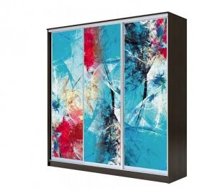 Шкаф-купе ХИТ 22-4-20-777 АБСТРАКЦИЯ №3 в Тюмени - tumen.mebel24.online | фото