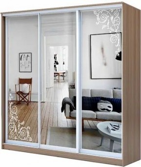 Шкаф-купе ХИТ 23-20/2-656 ОРНАМЕНТ в Тюмени - tumen.mebel24.online | фото