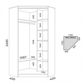 Шкаф-купе ХИТ-У-24-4-55 в Тюмени - tumen.mebel24.online | фото 3