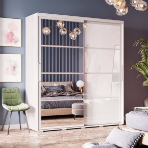 Шкаф-купе Крафт-6 1.6 м ШКК-06 (ясень белый) в Тюмени - tumen.mebel24.online | фото