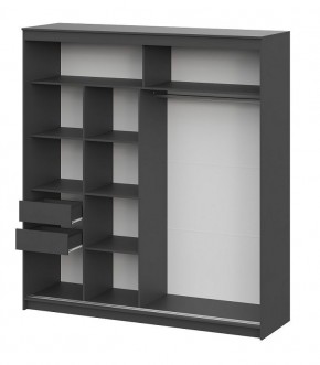Шкаф-купе ШКП 3 МАКС (2000) Графит серый в Тюмени - tumen.mebel24.online | фото 3