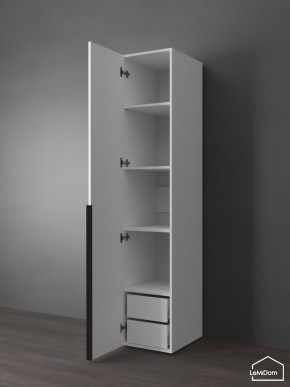 Шкаф Linnea MHR-1-3 2050х400х510 (Белый-М 11.1.2) в Тюмени - tumen.mebel24.online | фото 5