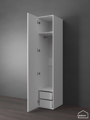 Шкаф Linnea MHR-1PO-3 2050х400х510 (Белый-М 11.1.2) в Тюмени - tumen.mebel24.online | фото 4