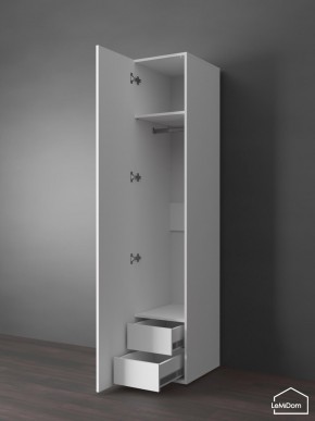 Шкаф Linnea MHR-1PO-3 2050х400х510 (Белый-М 11.1.2) в Тюмени - tumen.mebel24.online | фото 5