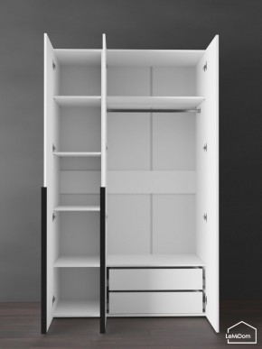Шкаф Linnea MHR-3-2 2050х1200х510 (Белый-М 11.1.2) в Тюмени - tumen.mebel24.online | фото 5