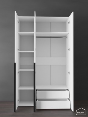 Шкаф Linnea MHR-3-2 2050х1200х510 (Белый-М 11.1.2) в Тюмени - tumen.mebel24.online | фото 6