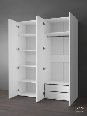 Шкаф Linnea MHR-4PO-2 2050х1600х510 (Белый-М 11.1.2) в Тюмени - tumen.mebel24.online | фото 5