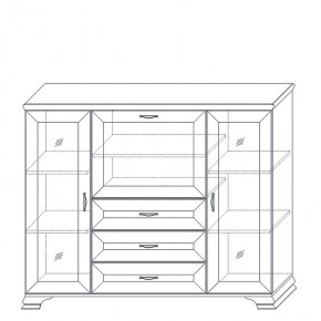 Шкаф низкий (2 стеклодвери) Сиена в Тюмени - tumen.mebel24.online | фото 10