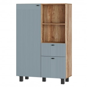 Шкаф Олива ШК-16 (Дуб каньон/MF11 Шарли бриз) в Тюмени - tumen.mebel24.online | фото