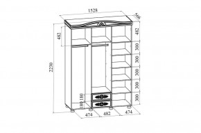 Шкаф платяной Ассоль АС-27 в Тюмени - tumen.mebel24.online | фото 6