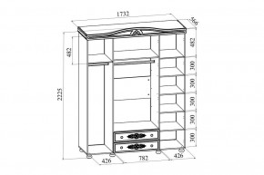 Шкаф платяной Ассоль АС-28 в Тюмени - tumen.mebel24.online | фото 4