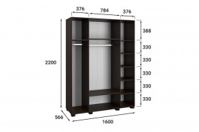 Шкаф платяной Монблан МБ-25К в Тюмени - tumen.mebel24.online | фото 5