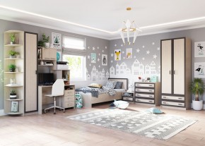 НАОМИ Шкаф 1 створчатый с полками и штангой в Тюмени - tumen.mebel24.online | фото 2
