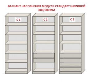 Шкаф распашной серия «ЗЕВС» (PL3/С1/PL2) в Тюмени - tumen.mebel24.online | фото 6