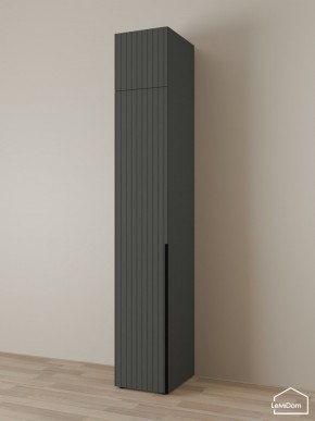Шкаф с антресолью Linnea MHR-1A-1 2450х400х510 (Графит-М 11.1.25) в Тюмени - tumen.mebel24.online | фото 1