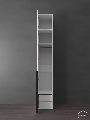 Шкаф с антресолью Linnea MHR-1A-3 2450х400х510 (Белый-М 11.1.1) в Тюмени - tumen.mebel24.online | фото 5