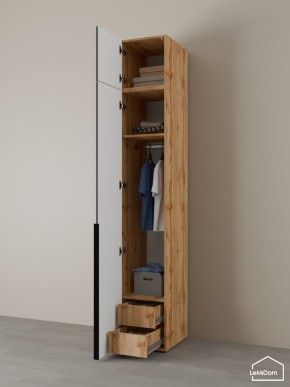 Шкаф с антресолью Linnea MHR-1A-3 2450х400х510 (ДВ-М 11.1.25) в Тюмени - tumen.mebel24.online | фото 5