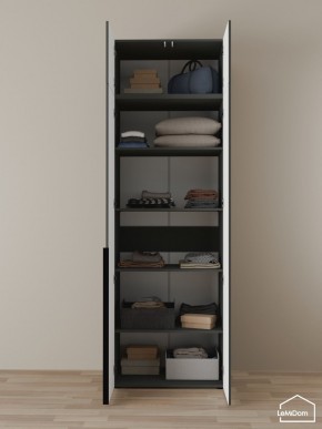 Шкаф с антресолью Linnea MHR-2A-2 2450х800х510 (Графит-М 11.1.25) в Тюмени - tumen.mebel24.online | фото 4