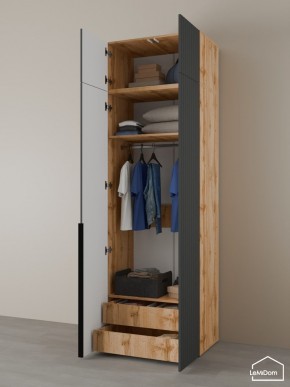 Шкаф с антресолью Linnea MHR-2A-3 2450х800х510 (ДВ-М 11.1.25) в Тюмени - tumen.mebel24.online | фото 5