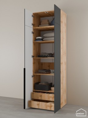 Шкаф с антресолью Linnea MHR-2A-4 2450х800х510 (ДВ-М 11.1.25) в Тюмени - tumen.mebel24.online | фото 5
