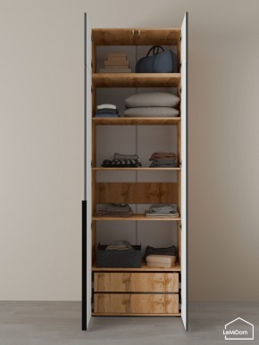 Шкаф с антресолью Linnea MHR-2A-4 2450х800х510 (ДВ-М 11.1.25) в Тюмени - tumen.mebel24.online | фото 7