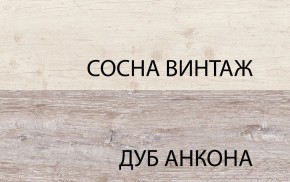 Шкаф с витриной 1V1D1S, MONAKO, цвет Сосна винтаж/дуб анкона в Тюмени - tumen.mebel24.online | фото 3