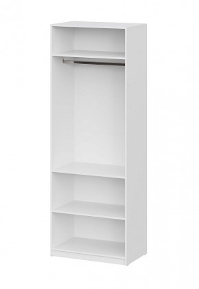 Шкаф ШК-5 + 2 полки (800) Белый текстурный в Тюмени - tumen.mebel24.online | фото 3