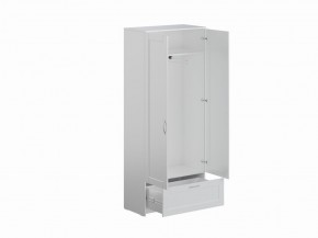 Шкаф СИРИУС двухстворчатый с выдвижным ящиком, белый в Тюмени - tumen.mebel24.online | фото 2