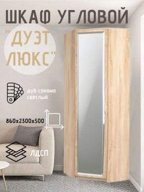 Шкаф угловой Дуэт Люкс с зеркалом в Тюмени - tumen.mebel24.online | фото