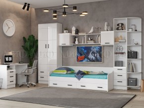 ВЕГА NEW Шкаф (Белый глянец/белый) в Тюмени - tumen.mebel24.online | фото 3