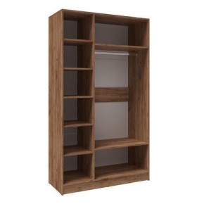 Шкаф Вегас 1200 Дуб крафт табачный/Дуб крафт белый в Тюмени - tumen.mebel24.online | фото 2