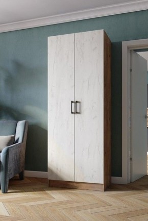 Шкаф Вегас 800 Дуб крафт табачный/Дуб крафт белый в Тюмени - tumen.mebel24.online | фото 1