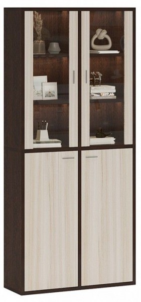 Шкаф-витрина Домино СУ(ш2в2)+2ФС+2ФГ в Тюмени - tumen.mebel24.online | фото 2