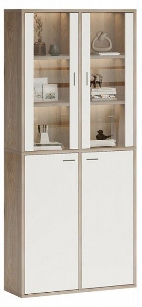 Шкаф-витрина Домино СУ(ш2в2)+2ФС+2ФГ в Тюмени - tumen.mebel24.online | фото 2